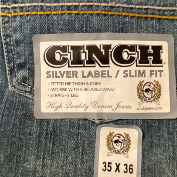 Cinch Silver Men’s Western/Cowboy/Work Pants - Picture 4 of 13